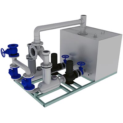 全自动污水提升设备  KWT双泵外置